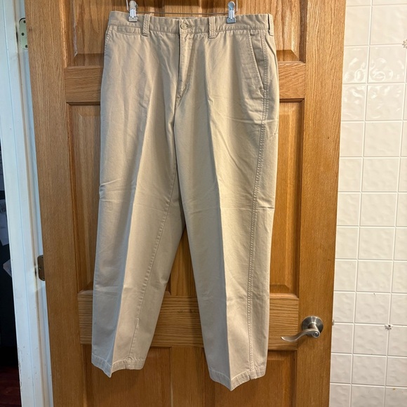Arizona Casual Khaki Pants Men’s 34X29 Pleated Chino - Flat Front - Five Pocket - Picture 1 of 5